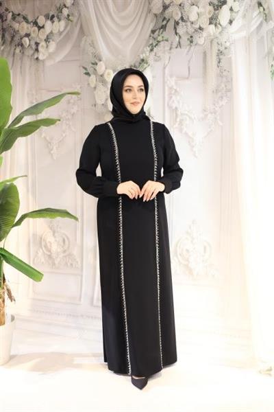 5702 فستان حجري شريطي كود 5702