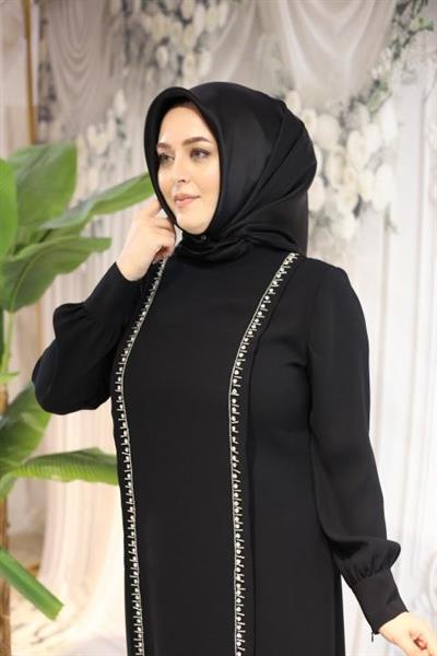 5702 فستان حجري شريطي كود 5702