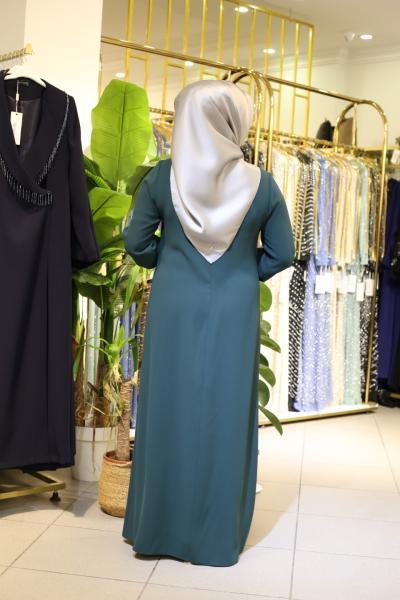 5702 فستان حجري شريطي كود 5702