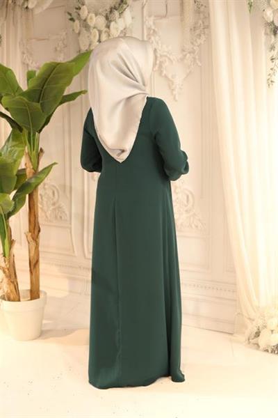 5708 كود فستان حجري مخطط مثلث الشكل 5708