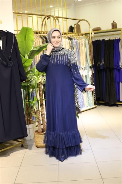 5709 DRESS WITH RUFFLES UNDER THE CODE 5709