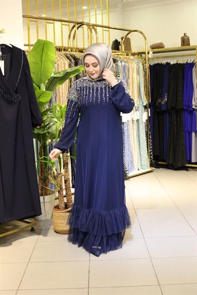 5709 DRESS WITH RUFFLES UNDER THE CODE 5709