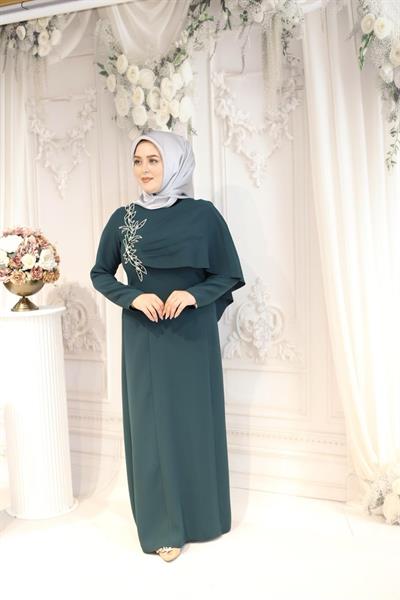 5711 CODE ROBE CAPE À UNE MANCHE