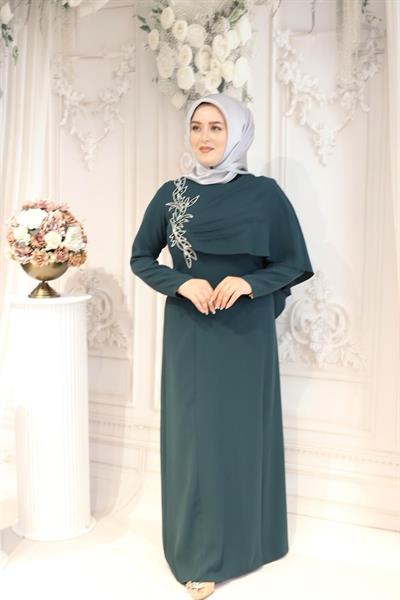 5711 CODE ROBE CAPE À UNE MANCHE