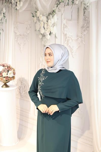 5711 CODE ROBE CAPE À UNE MANCHE