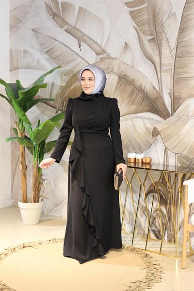 5712 CODE DRAPIERTES UND GEWELLTES ROCKKLEID