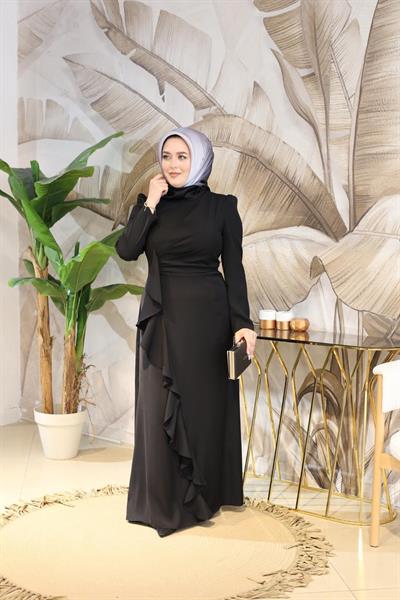 5712 CODE DRAPIERTES UND GEWELLTES ROCKKLEID