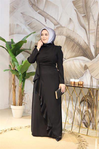 5712 CODE DRAPIERTES UND GEWELLTES ROCKKLEID