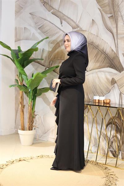 5712 CODE DRAPIERTES UND GEWELLTES ROCKKLEID