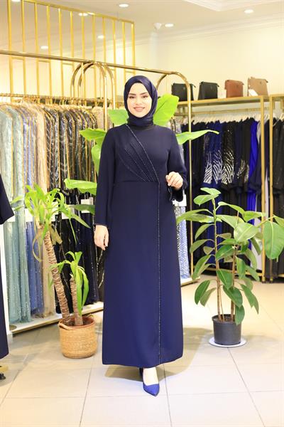 5714 CODE EMBROIDERED STONES DRESS