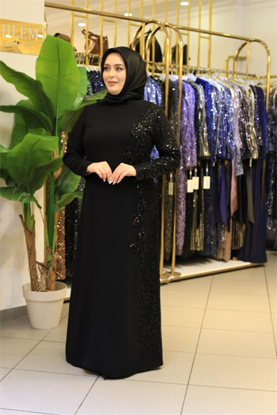 5719 فستان كود جبر مفصل 5719