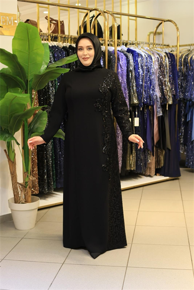 5719 فستان كود جبر مفصل 5719