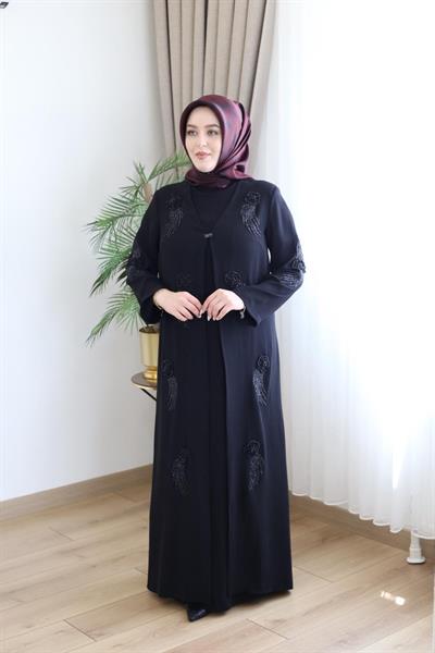 5736 CODE BLUMENBESTICKTES KLEID