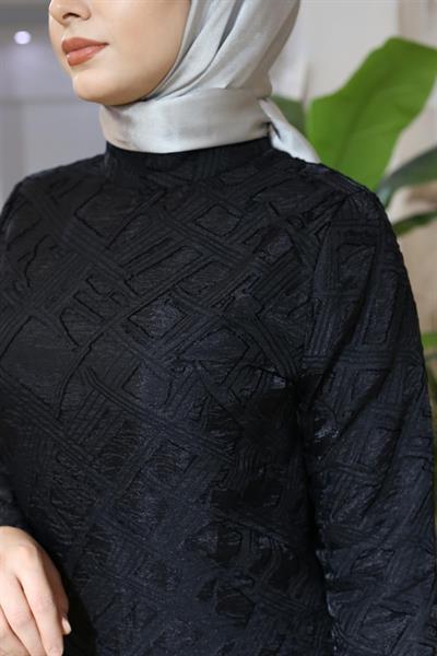 5782-2 kod kod kendi̇nden desenli̇ elbi̇se