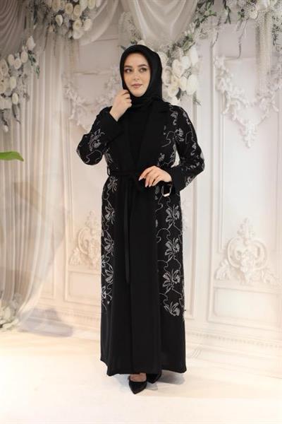 5806 CODE FLOWER EMBROIDERY EMBROIDERED ABAYA SUIT