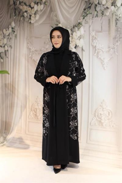 5806 CODE FLOWER EMBROIDERY EMBROIDERED ABAYA SUIT