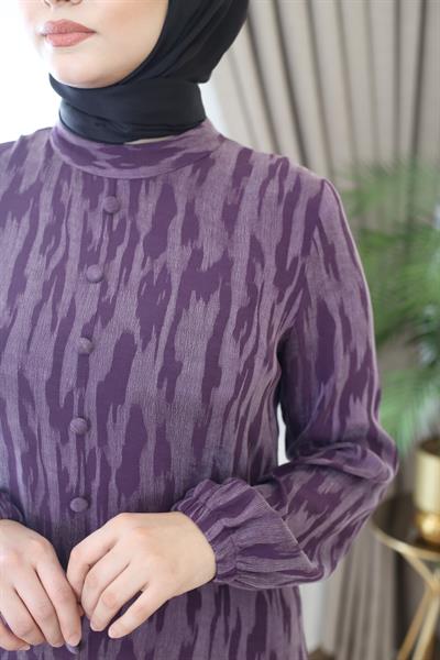 5817 kod kod kendi̇nden desenli̇ kupra elbi̇se