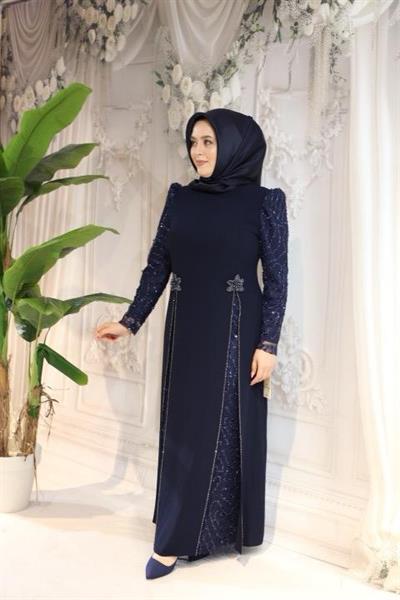 5906 CODE FLOWER SLIT DRESS