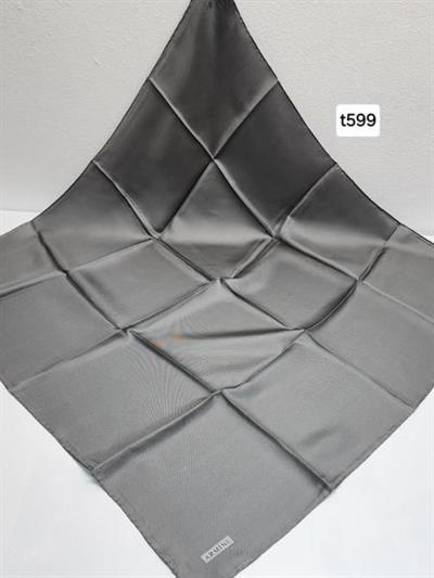 599 كود وشاح أرميني من الحرير الخالص بلون موحد 599