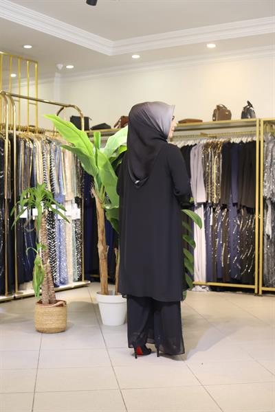 6000 CODE SHEFON DETAILED PANTS SUIT