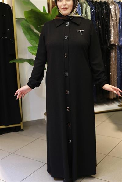 6001 CODE CHITCHIT AND BRONZE ABAYA
