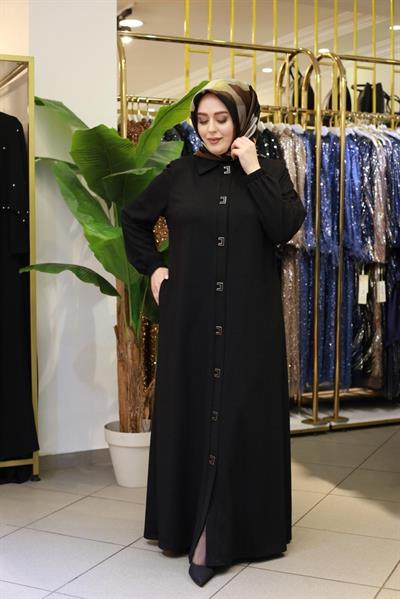 6001 CODE CHITCHIT AND BRONZE ABAYA