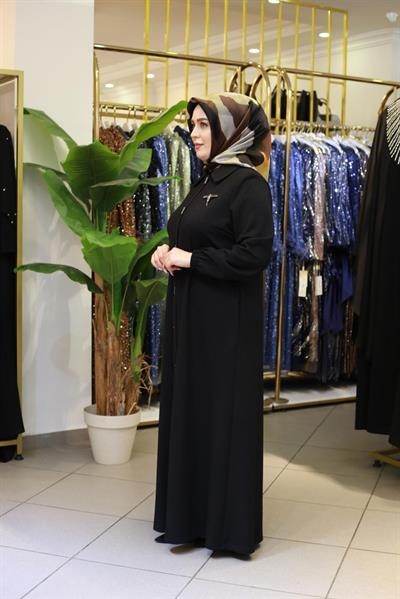 6001 CODE CHITCHIT AND BRONZE ABAYA