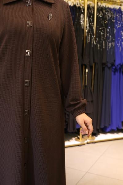 6001 CODE CHITCHIT AND BRONZE ABAYA