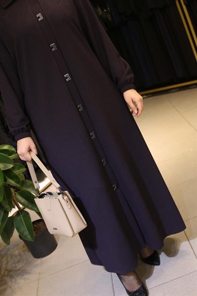 6001 CODE CHITCHIT AND BRONZE ABAYA