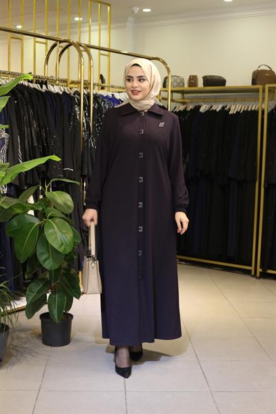 6001 CODE CHITCHIT AND BRONZE ABAYA