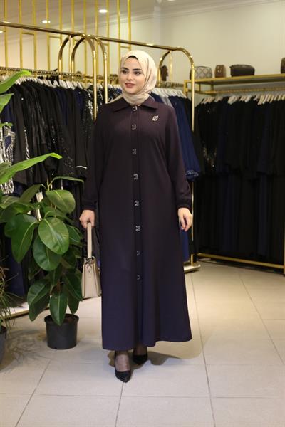 6001 CODE CHITCHIT AND BRONZE ABAYA