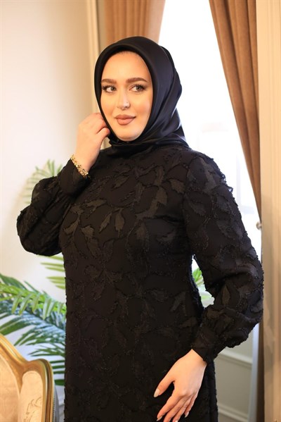 6009 KOD SİMLİ ELBİSE