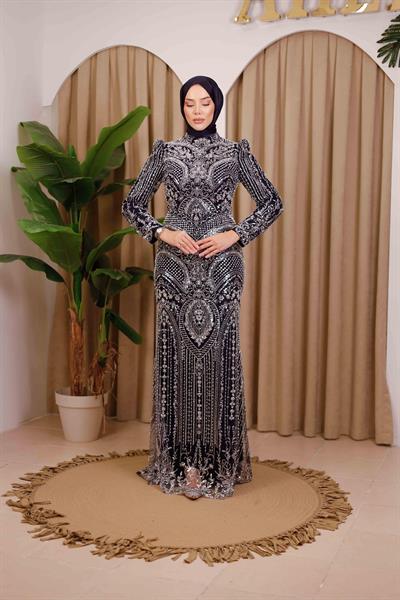 6107 КОД TAŞLI ELBİSE