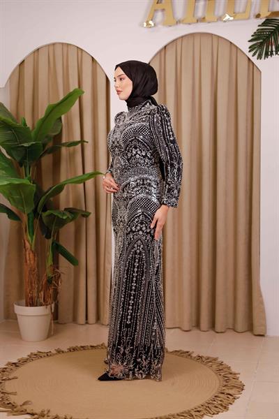 6107 КОД TAŞLI ELBİSE