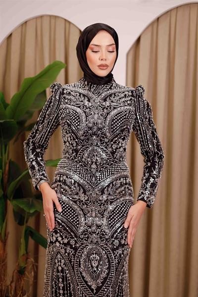 6107 КОД TAŞLI ELBİSE