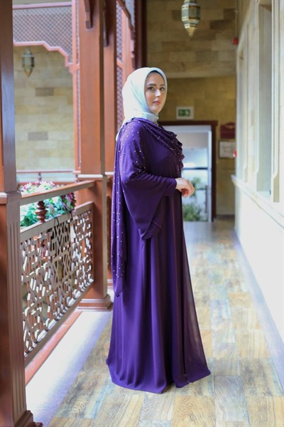6167 KOD TAŞLI ABAYA TAKIM