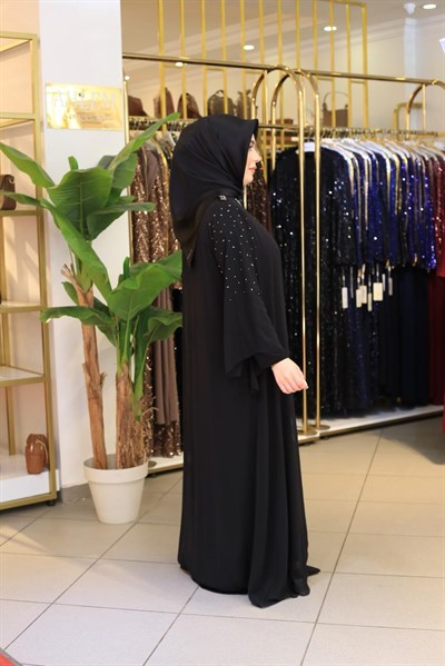 6167 KOD TAŞLI ABAYA TAKIM