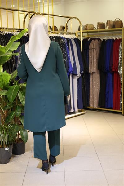 بدلة بنطلون كود 7065 مع أحجار الكريستال