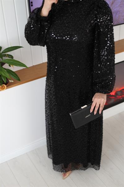 7081 CODE SELF-PATTERNED DRESS