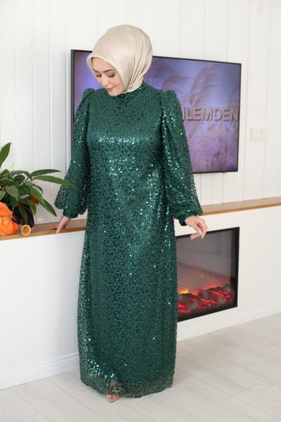 7081 CODE SELBSTGEMUSTERTES KLEID