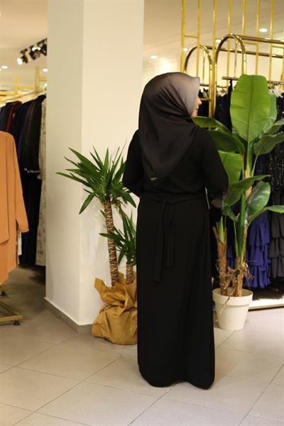 7083 CODE SHOULDER STONE DETAILED ABAYA