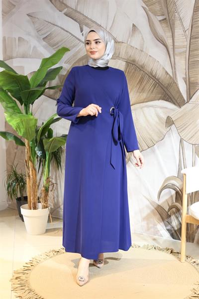 7102 فستان قلم رصاص بربطة عنق كود 7102