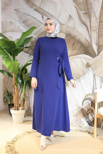 7102 فستان قلم رصاص بربطة عنق كود 7102