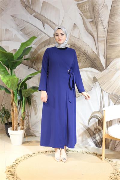 7102 فستان قلم رصاص بربطة عنق كود 7102