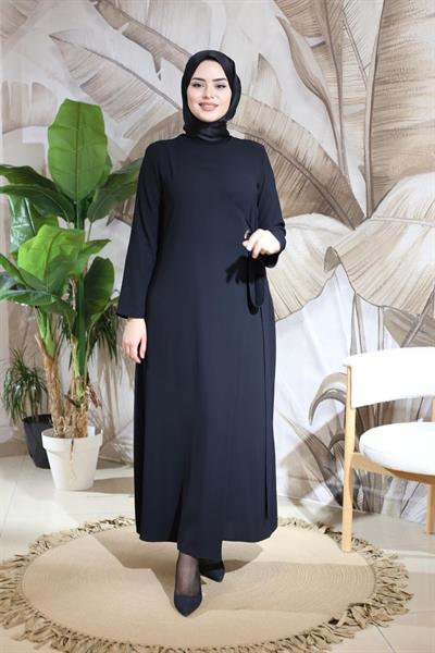 7102 فستان قلم رصاص بربطة عنق كود 7102