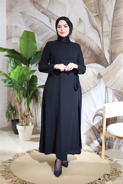 7102 فستان قلم رصاص بربطة عنق كود 7102