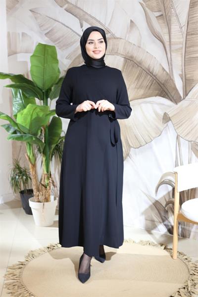 7102 فستان قلم رصاص بربطة عنق كود 7102