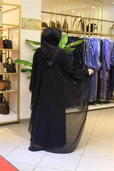 فستان كود 7108 بتفاصيل من الشيفون