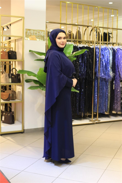 فستان كود 7108 بتفاصيل من الشيفون