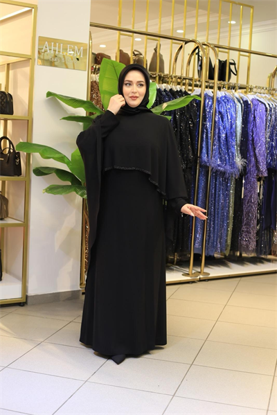 فستان كود 7108 بتفاصيل من الشيفون